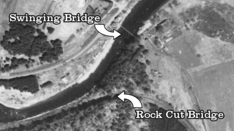 Postcard History: Baoba Swinging Bridge and Shimer's Rock Cut